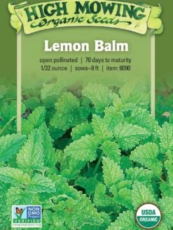 Lemon Balm Organic Seeds -Cheap A Fresh Yard Store 8599880 02V tif