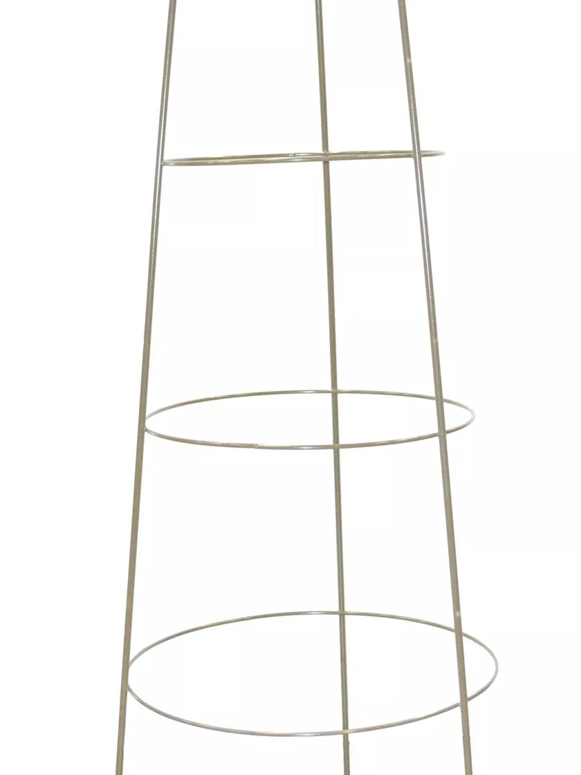 Heavy-Duty Galvanized Inverted Plant Supports 42", Set Of 5 3 Heavy-Duty Galvanized Inverted Plant Supports 42", Set Of 5