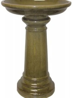 Classic Ceramic Bird Bath 7 Classic Ceramic Bird Bath -Cheap A Fresh Yard Store 8600171 02V tif