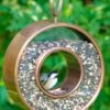 Fly-Thru™ Bird Feeder With Copper Finish -Cheap A Fresh Yard Store 8600193 01v fly thru bird feeder with copper finish
