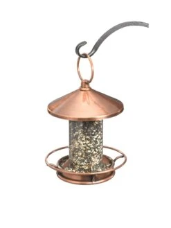 Classic Perch Bird Feeder With Copper Finish -Cheap A Fresh Yard Store 8600195 02v