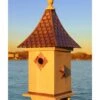 Copper Shingled Roof Bird House 2 Copper Shingled Roof Bird House -Cheap A Fresh Yard Store 8600197 01v copper shingled roof bird house