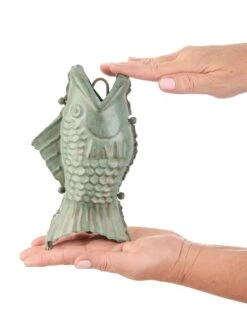 Fish Pure Copper Rain Chain, 8.5' -Cheap A Fresh Yard Store 8600209 06V tif