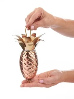 Pineapple Pure Copper Rain Chain, 8.5' 8 Pineapple Pure Copper Rain Chain, 8.5' -Cheap A Fresh Yard Store 8600210 03v