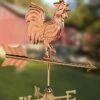 Rooster Cottage Copper Weathervane With Roof Mount -Cheap A Fresh Yard Store 8600284 05v rooster cottage copper weathervane roof mount