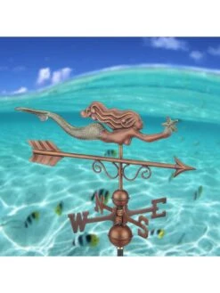Little Mermaid Copper Weathervane 8 Little Mermaid Copper Weathervane -Cheap A Fresh Yard Store 8600350 03v