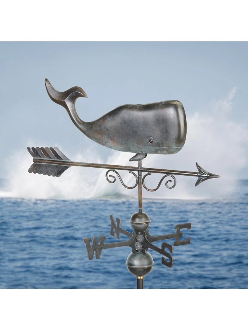 Save The Whales™ Copper Weathervane 5 Save The Whales™ Copper Weathervane - Image 3
