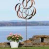 Flower Staked Wind Spinner, 29" 2 Flower Staked Wind Spinner, 29" -Cheap A Fresh Yard Store 8600485 01v flower staked wind spinner 29 inch