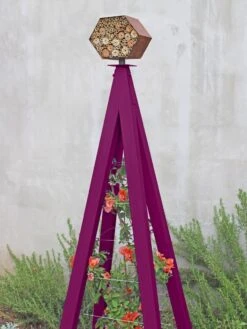 Bee Bungalow + Akoris Garden Tuteur Jr. -Cheap A Fresh Yard Store 8600532 01v bee bungalow akoris garden tuteur aubergine