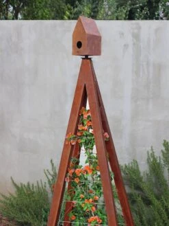 Bird Bungalow + Akoris Garden Tuteur Sr. -Cheap A Fresh Yard Store 8600538 06v bird bungallow akoris garden tuteur oxide