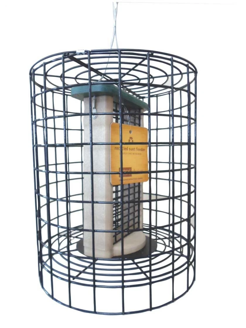 Birds Choice Double Cake Suet Feeder With Cage 3 Birds Choice Double Cake Suet Feeder With Cage