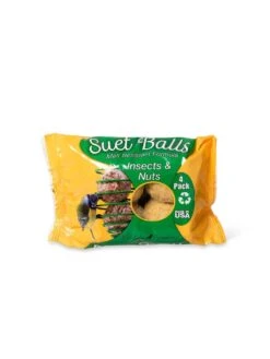 Suet Balls, 4-Pack -Cheap A Fresh Yard Store 8608923 4431 insect and nuts suet balls 4 pack