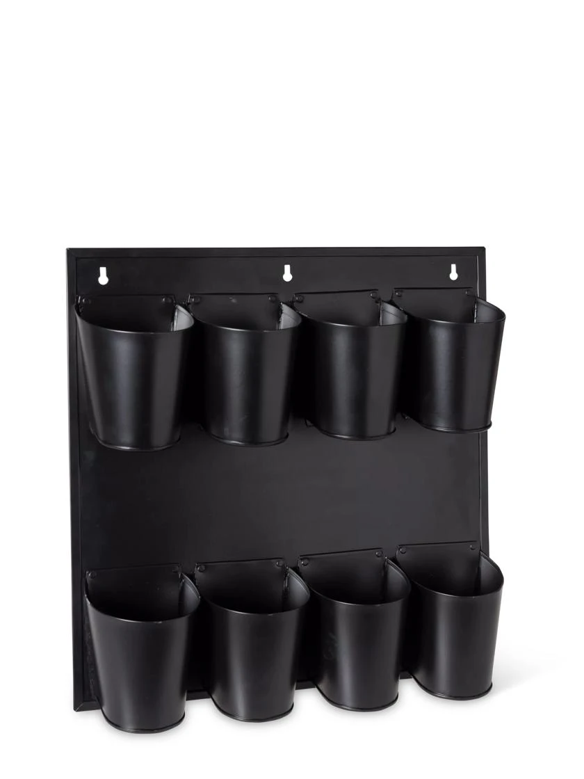 8 Pot Metal Wall Planter 4 8 Pot Metal Wall Planter - Image 2