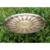 Achla Designs African Daisy Birdbath With Stake -Cheap A Fresh Yard Store 8609296 01v achla designs african daisy brass birdbath with stake