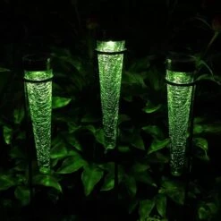 Achla Designs Solar Sparkle Cone With Stakes, Set Of 3 -Cheap A Fresh Yard Store 8609357DKGR 05V jpg