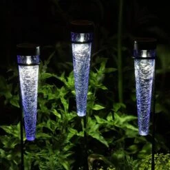 Achla Designs Solar Sparkle Cone With Stakes, Set Of 3 -Cheap A Fresh Yard Store 8609357LTBL 11V jpg