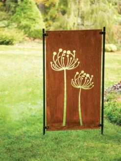 Queen Anne's Lace Corten Steel Screen -Cheap A Fresh Yard Store 8609526 00526 tif