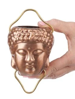 Buddha Copper Rain Chains, 8.5' 7 Buddha Copper Rain Chains, 8.5' -Cheap A Fresh Yard Store 8610105 02v