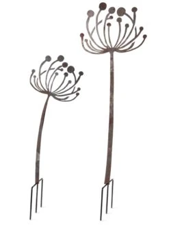 Queen Anne's Lace Garden Stake Set Of 2 9 Queen Anne's Lace Garden Stake Set Of 2 -Cheap A Fresh Yard Store 8610210 8091 tif