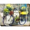 Blue And Yellow Bike Outdoor Wall Art, -Cheap A Fresh Yard Store 8610268 01v outdoor wall art blue and yellow bike