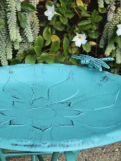 Vintage Floral Birdbath -Cheap A Fresh Yard Store 8610559 03V JPG