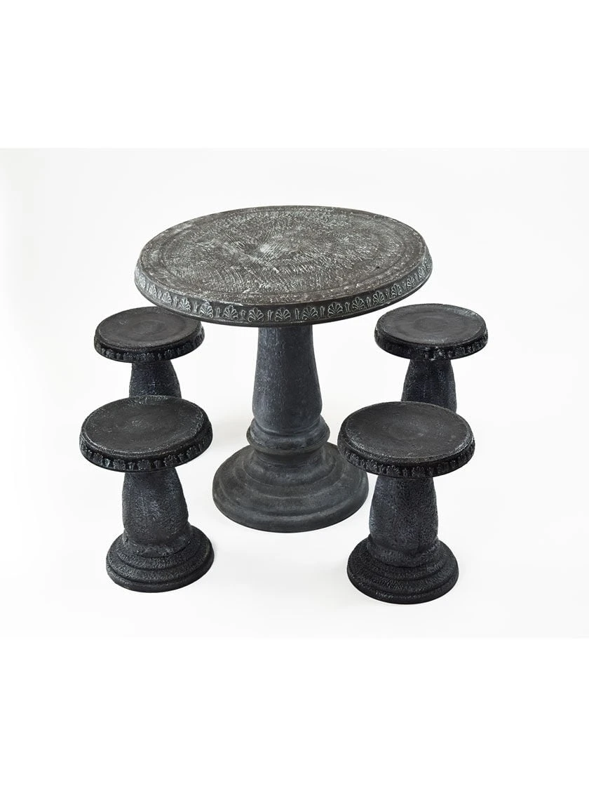 Patio Set, Round Table & 4 Stools 5 Patio Set, Round Table & 4 Stools - Image 3