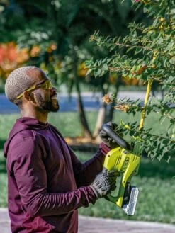 Sun Joe 24V-HT22-LTE 24-Volt ION+ Cordless Hedge Trimmer Kit | 22-Inch | W/ 2.0-Ah Battery And Charger -Cheap A Fresh Yard Store 8610657 06v