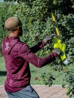 Sun Joe 24V-HT22-LTE 24-Volt ION+ Cordless Hedge Trimmer Kit | 22-Inch | W/ 2.0-Ah Battery And Charger -Cheap A Fresh Yard Store 8610657 07v