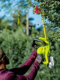 Sun Joe 24V-HT22-LTE 24-Volt ION+ Cordless Hedge Trimmer Kit | 22-Inch | W/ 2.0-Ah Battery And Charger -Cheap A Fresh Yard Store 8610657 08v