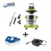Sun Joe 24V-WDV6000 24-Volt ION+ Cordless Portable Stainless Steel Wet/Dry Vacuum Kit | 5.3 Gal | W/ 4.0-Ah Battery And Charger 1 Sun Joe 24V-WDV6000 24-Volt ION+ Cordless Portable Stainless Steel Wet/Dry Vacuum Kit | 5.3 Gal | W/ 4.0-Ah Battery And Charger -Cheap A Fresh Yard Store 8610658 01v sun joe cordless wet dry vacuum kit