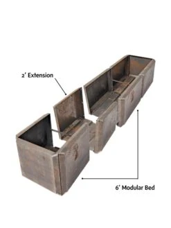 Corten Steel Modular Raised Bed, 2'x6' -Cheap A Fresh Yard Store 8610701 4010 tif