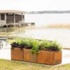 Corten Steel Modular Raised Bed, 2'x6' -Cheap A Fresh Yard Store 8610703 0023 tif