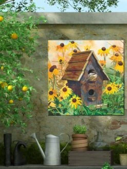 Farm Bird Outdoor Wall Art