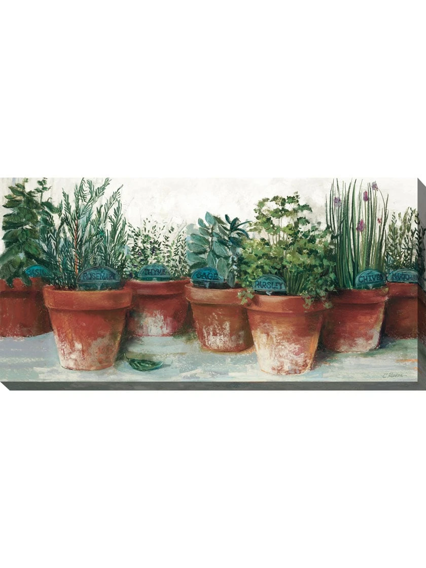 Kitchen Herbs Outdoor Wall Art 4 Kitchen Herbs Outdoor Wall Art - Image 2