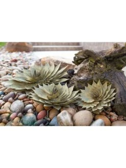 Desert Steel Spiral Aloe Sculpture 12 Desert Steel Spiral Aloe Sculpture -Cheap A Fresh Yard Store 8610749 06v