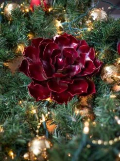 Desert Steel Ruby Rose Succulent Sculpture, Small 7 Desert Steel Ruby Rose Succulent Sculpture, Small -Cheap A Fresh Yard Store 8610767 02v