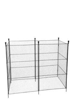 Tall Chicken Wire Critter Fence With Gate -Cheap A Fresh Yard Store 8611020 1264 tif