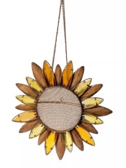 Glass Petal Sunflower Bird Feeder -Cheap A Fresh Yard Store 8611063 0722 tif