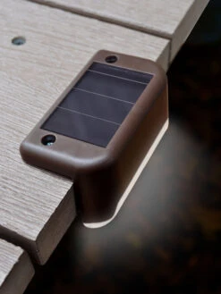 Solar Powered Deck Light, Pack Of 4 8 Solar Powered Deck Light, Pack Of 4 -Cheap A Fresh Yard Store 8611346 02v