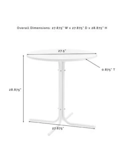 Crosley Griffith Outdoor Bistro Table -Cheap A Fresh Yard Store 8611576 05v