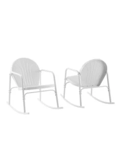 Crosley Griffith 2-piece Outdoor Rocking Chair Set -Cheap A Fresh Yard Store 8611577 wt 42v