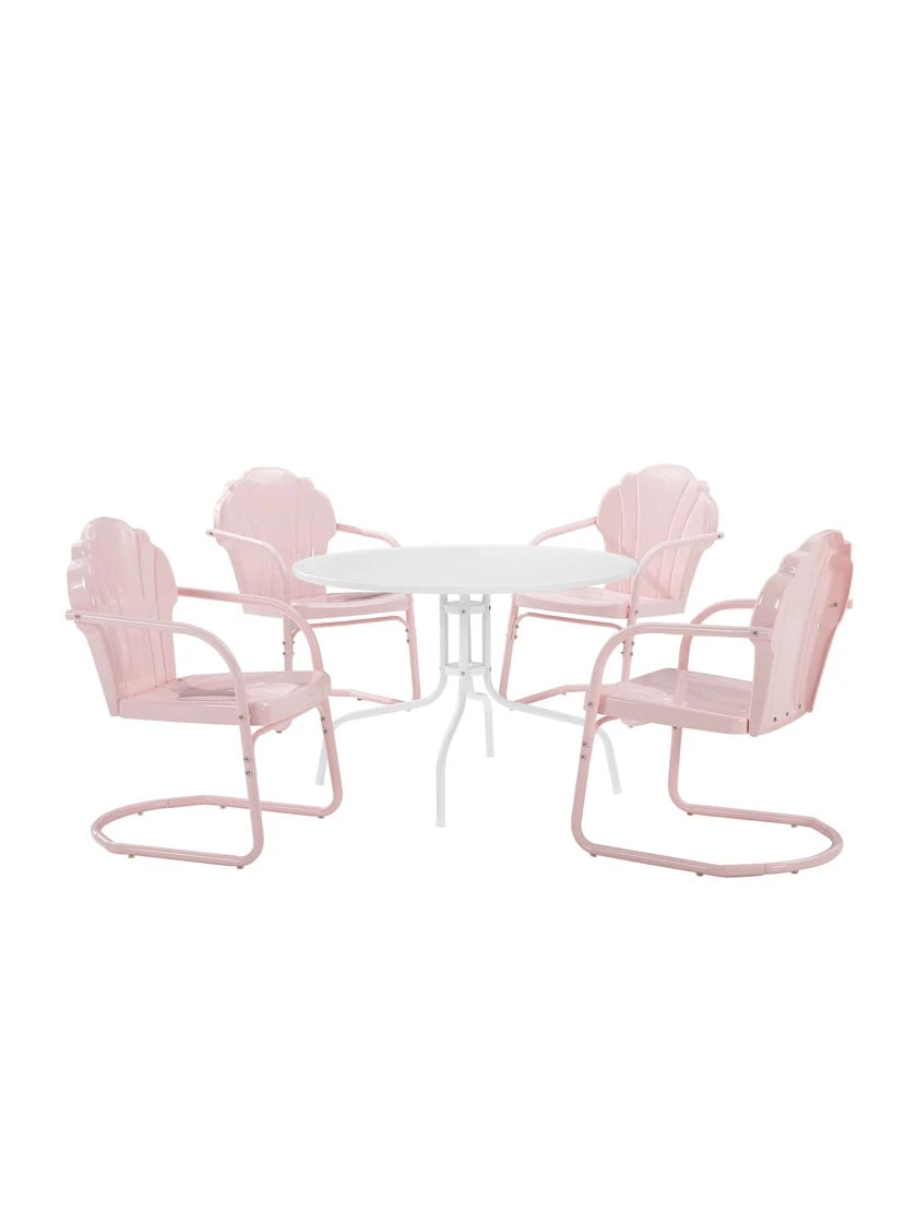 Crosley Tulip 5-piece Outdoor Dining Set 7 Crosley Tulip 5-piece Outdoor Dining Set - Image 5