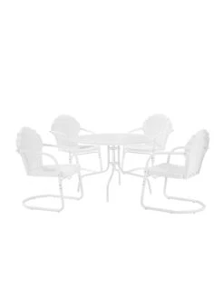 Crosley Tulip 5-piece Outdoor Dining Set 23 Crosley Tulip 5-piece Outdoor Dining Set -Cheap A Fresh Yard Store 8611578 wt 32v