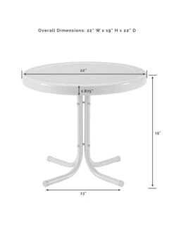 Crosley Bates 3-piece Outdoor Dining Chair Set -Cheap A Fresh Yard Store 8611583 10v