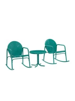 Crosley Griffith 3-piece Outdoor Rocking Chair Set -Cheap A Fresh Yard Store 8611588 tu 26v
