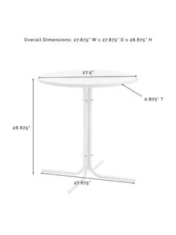 Crosley Tulip 3-piece Outdoor Bistro Set 33 Crosley Tulip 3-piece Outdoor Bistro Set -Cheap A Fresh Yard Store 8611591 11v