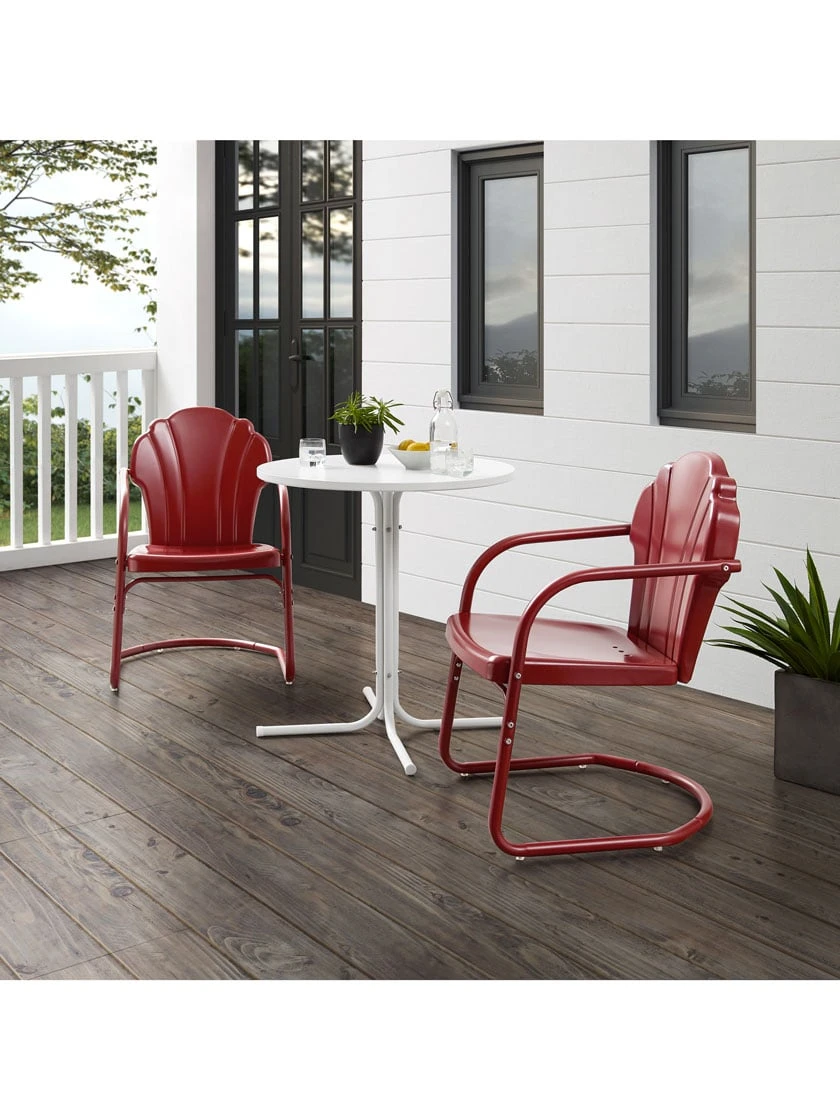 Crosley Tulip 3-piece Outdoor Bistro Set 7 Crosley Tulip 3-piece Outdoor Bistro Set - Image 5