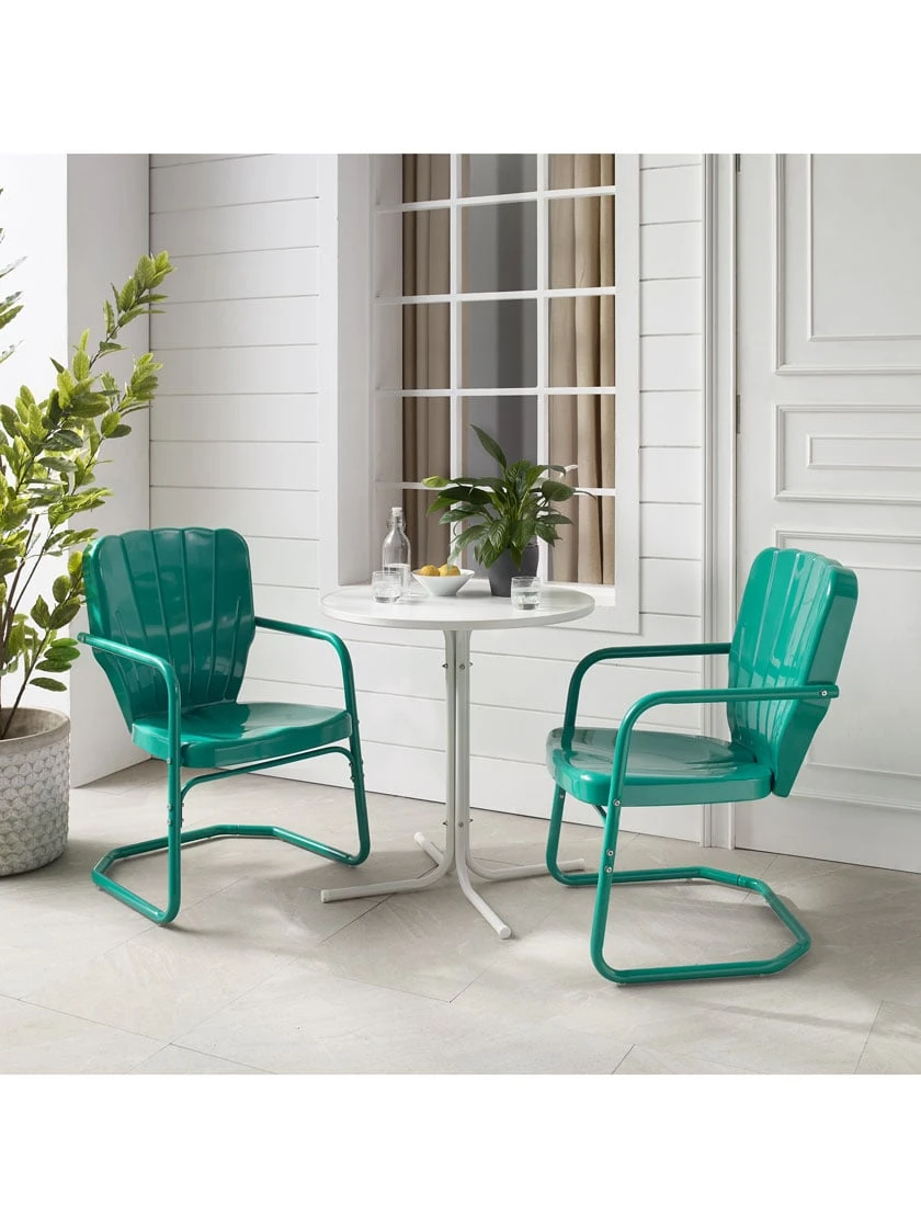 Crosley Ridgeland 3-piece Outdoor Bistro Set 4 Crosley Ridgeland 3-piece Outdoor Bistro Set - Image 2