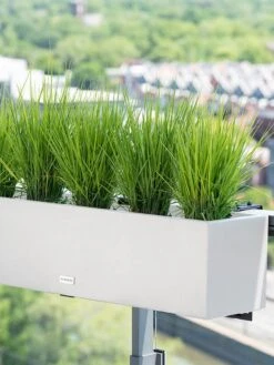 Veradek Metallic Series Railing Planters -Cheap A Fresh Yard Store 8611610 22v veradek metallic series railing planter