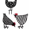 Chicken Friends Garden Stakes Set -Cheap A Fresh Yard Store 8612016 4547 chicken friends garden stakes set